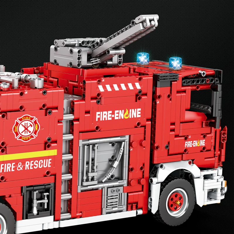 Reobrix 22008 Fire Ladder Truck Technic