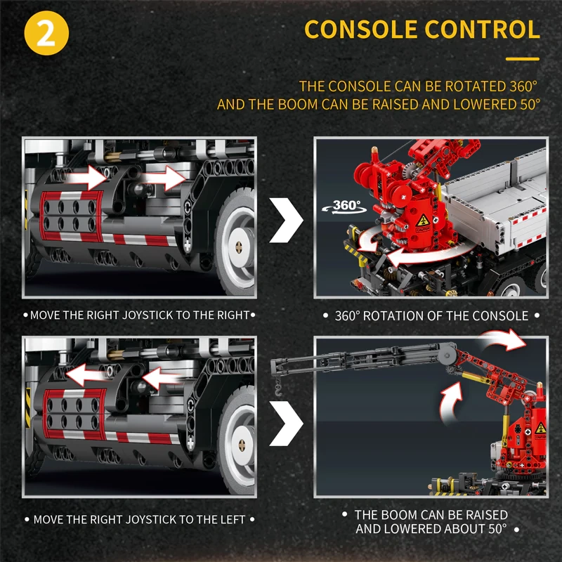 Reobrix 22011 Mechanical Crane Truck Technic