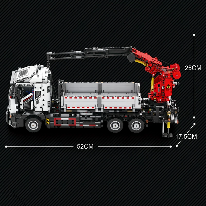 Reobrix 22011 Mechanical Crane Truck Technic