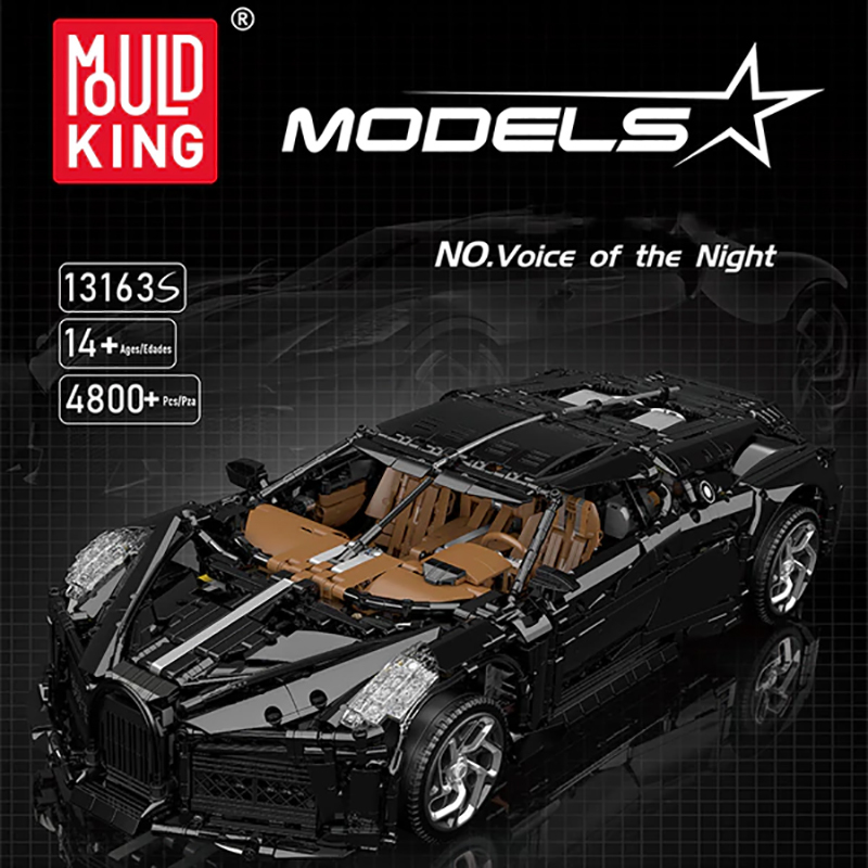 [Pre-sale] MouldKing 13163S Bugatti La Voiture Noire Technic Europe Warehouse Express