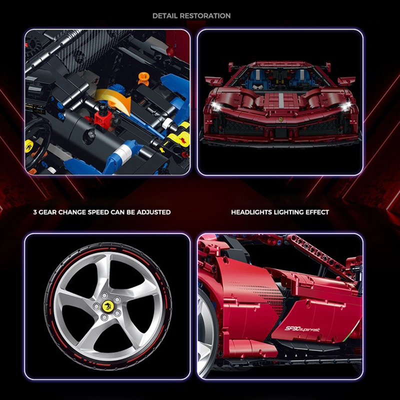 GULY 10623 Ferrari Sports Car 1:8 Technic