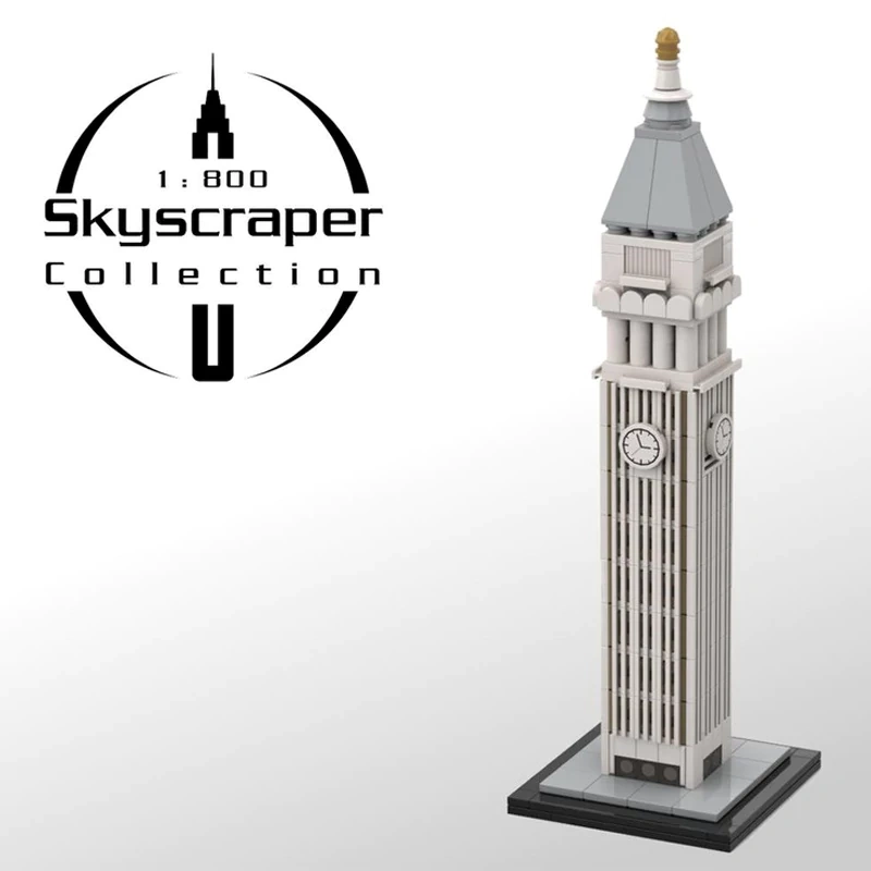 Studio MOC 131852 Metropolitan Life Tower 1:800 Scale