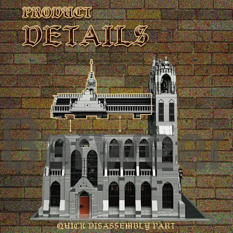 [Pre-sale] BAKA 33920 Gothic Cathedral Modular Buildings