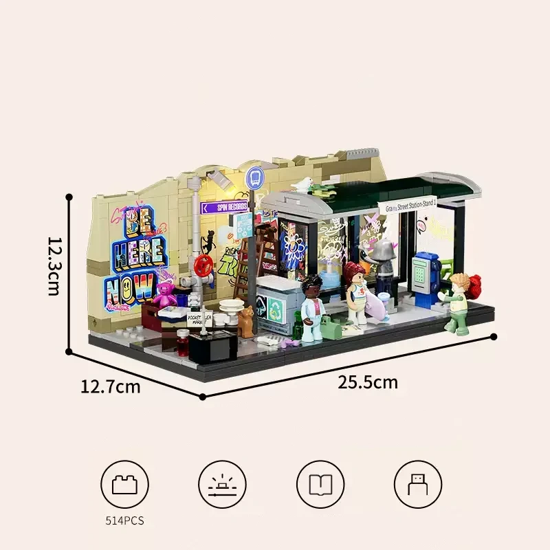 FunWhole F9066 Graffiti Bus Station Modular Buildings