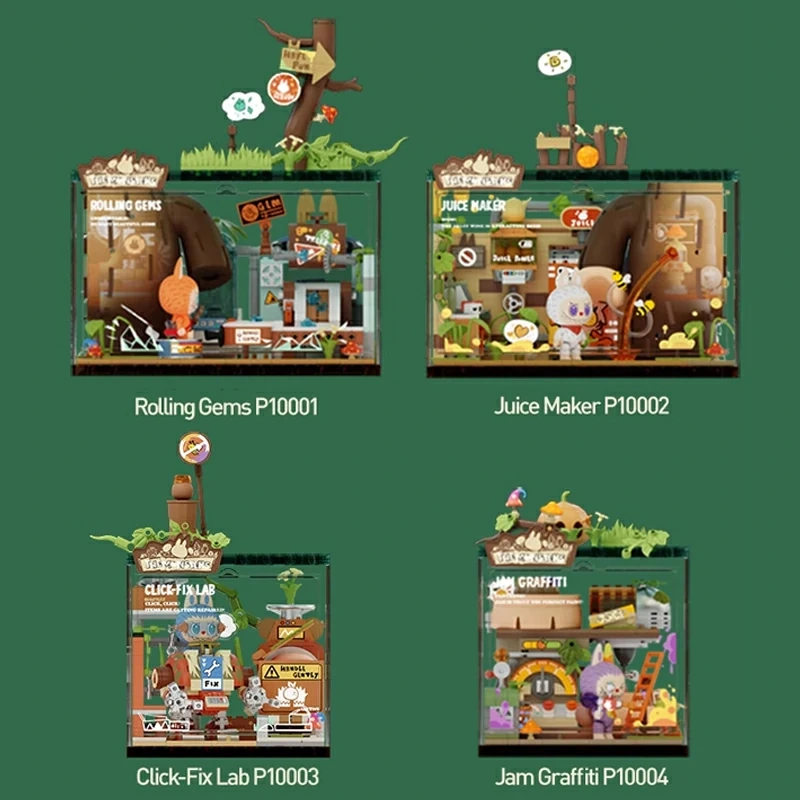 POP MART LABUBU THE MONSTERS FOREST SECRET BASE Game