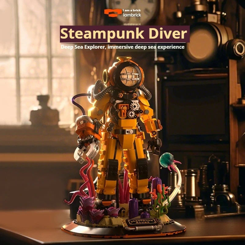 Iambrick 30701 Steampunk Diver Creator Expert