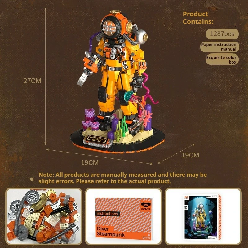 Iambrick 30701 Steampunk Diver Creator Expert
