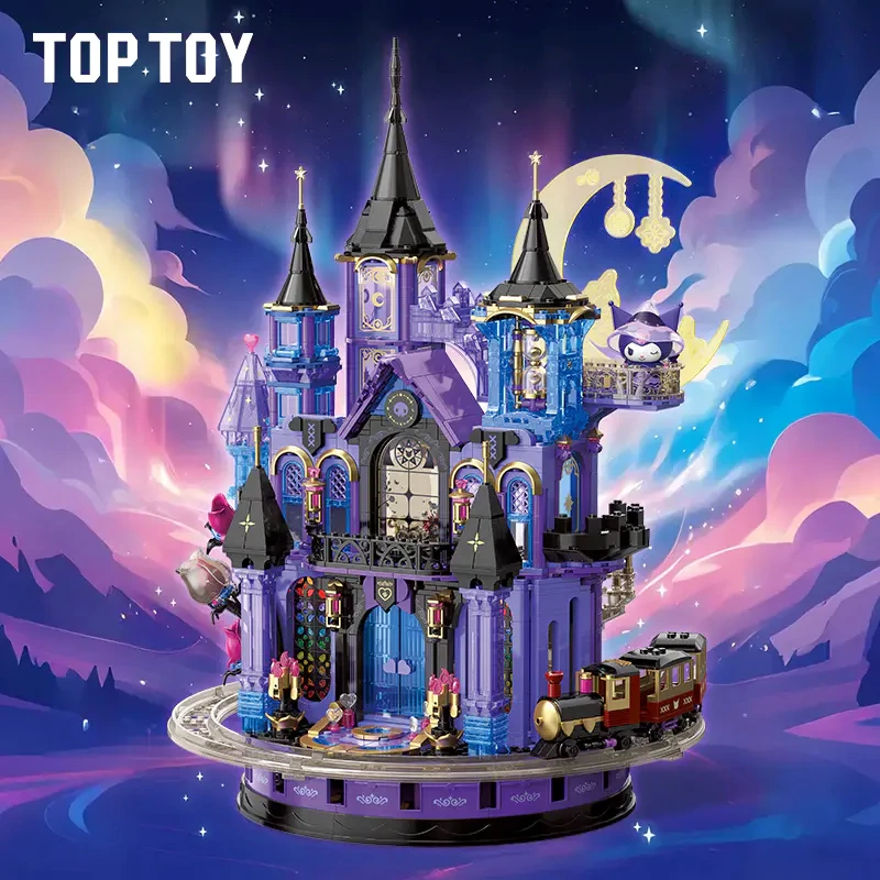 TOP TOY TC3201 Sanrio Kuromi Purple Crystal Castle Movie
