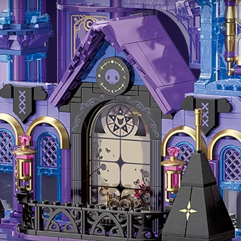 TOP TOY TC3201 Sanrio Kuromi Purple Crystal Castle Movie
