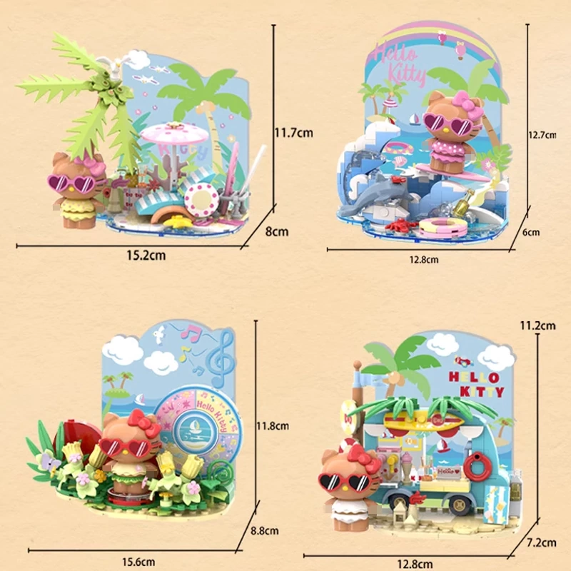 TOP TOY HELLO KITTY Coastal Holiday Series Movie