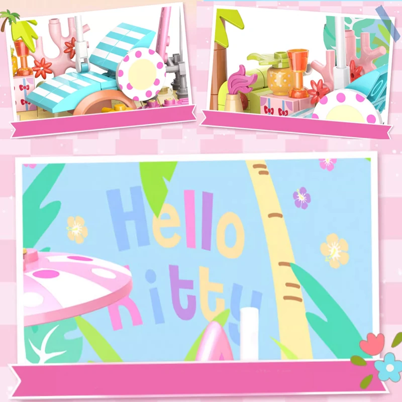 TOP TOY HELLO KITTY Coastal Holiday Series Movie