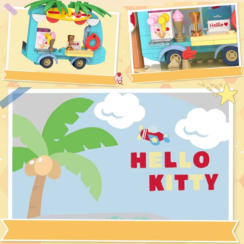TOP TOY HELLO KITTY Coastal Holiday Series Movie