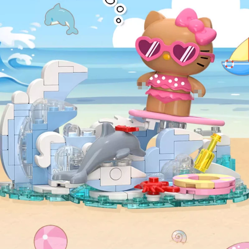 TOP TOY HELLO KITTY Coastal Holiday Series Movie