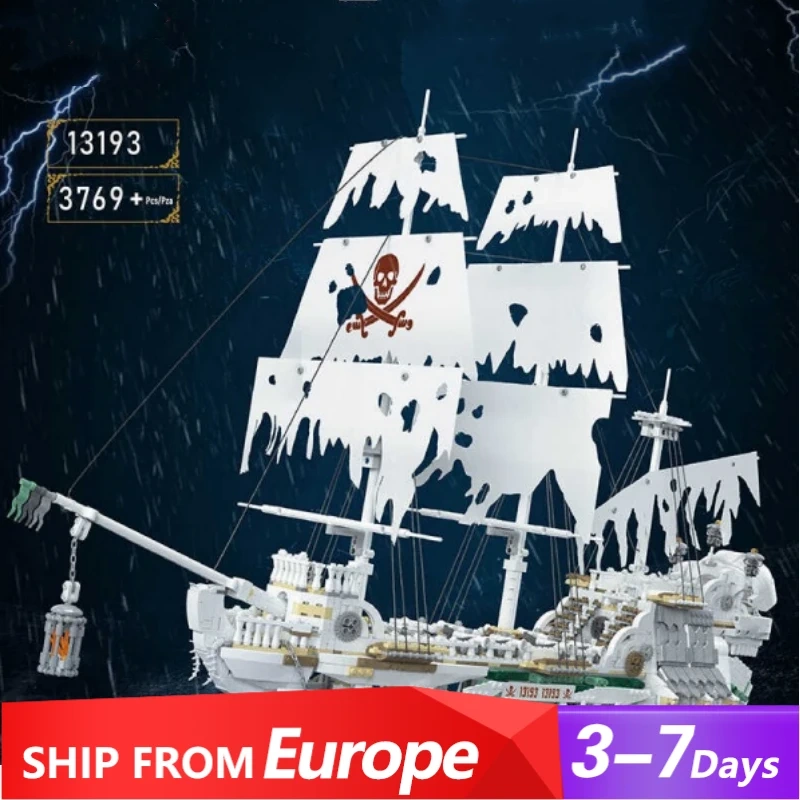 MouldKing 13193 Styx Pirate Ship Historical Europe Warehouse Express