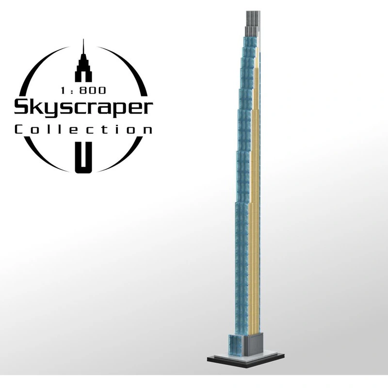Studio MOC 148522 111 West 57th Street 1:800 Scale Steinway Tower