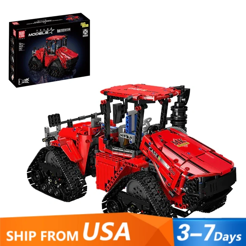 MouldKing 18020S Pneumatic Crawler Tractor Technic US Warehouse Express