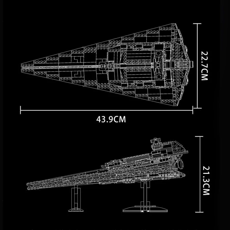 Super 18K K106 Procursator-Class Star Destroyer Star Wars