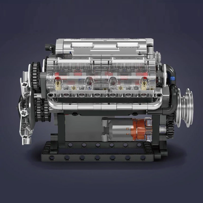 MouldKing 10088S V8 Engine Technic