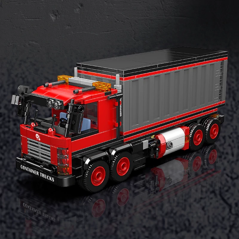 MouldKing 24069 Red Container Truck Technic