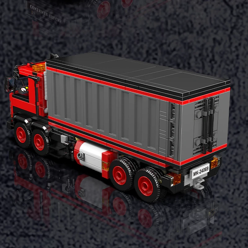 MouldKing 24069 Red Container Truck Technic
