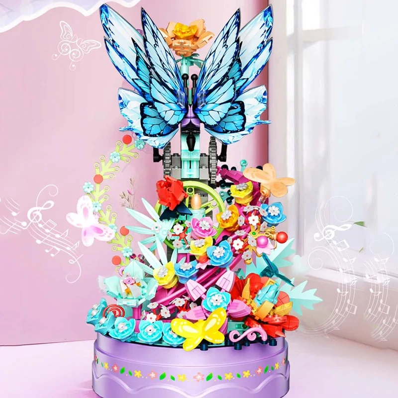 [Mini Micro Bricks] ZHEGAO 663502 Fortune Butterfly Creator Expert