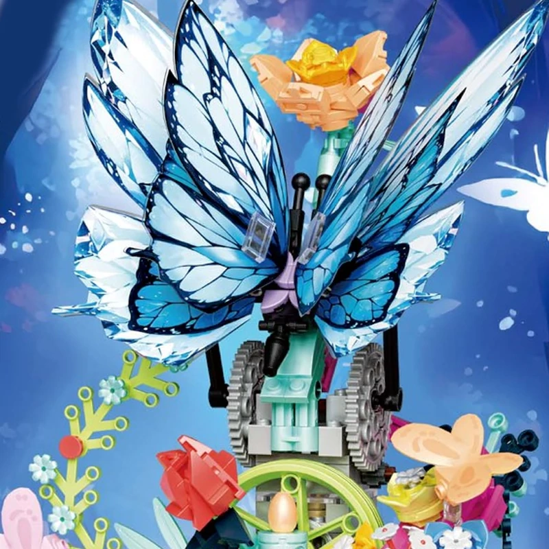 [Mini Micro Bricks] ZHEGAO 663502 Fortune Butterfly Creator Expert
