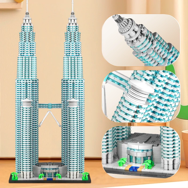 [Deal] Studio MOC 136651 Petronas Towers 1:800 Scale