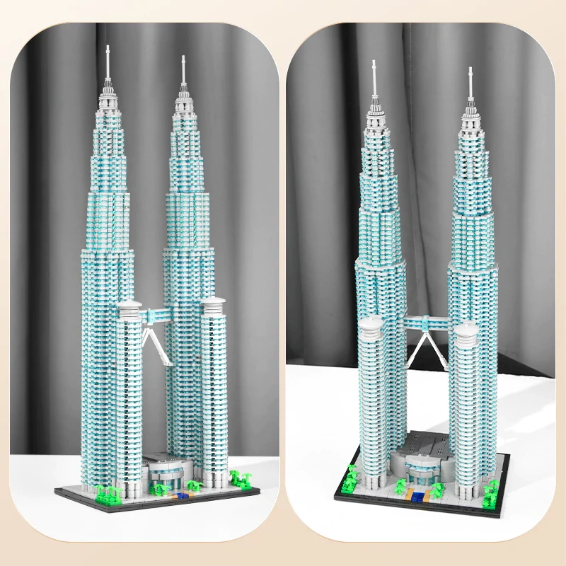 Studio MOC 136651 Petronas Towers 1:800 Scale