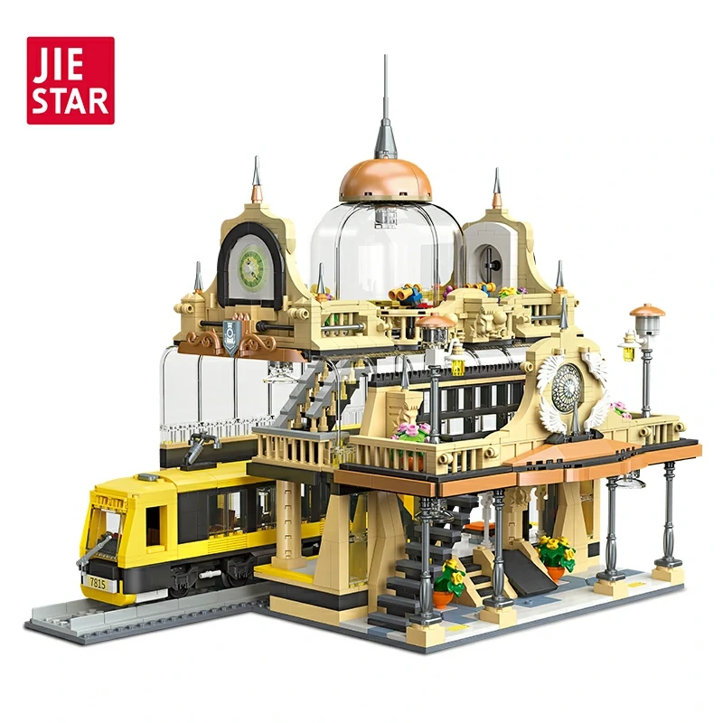 JIESTAR 89136 EUROPEAN STYLE RAILWAY STATION Technic