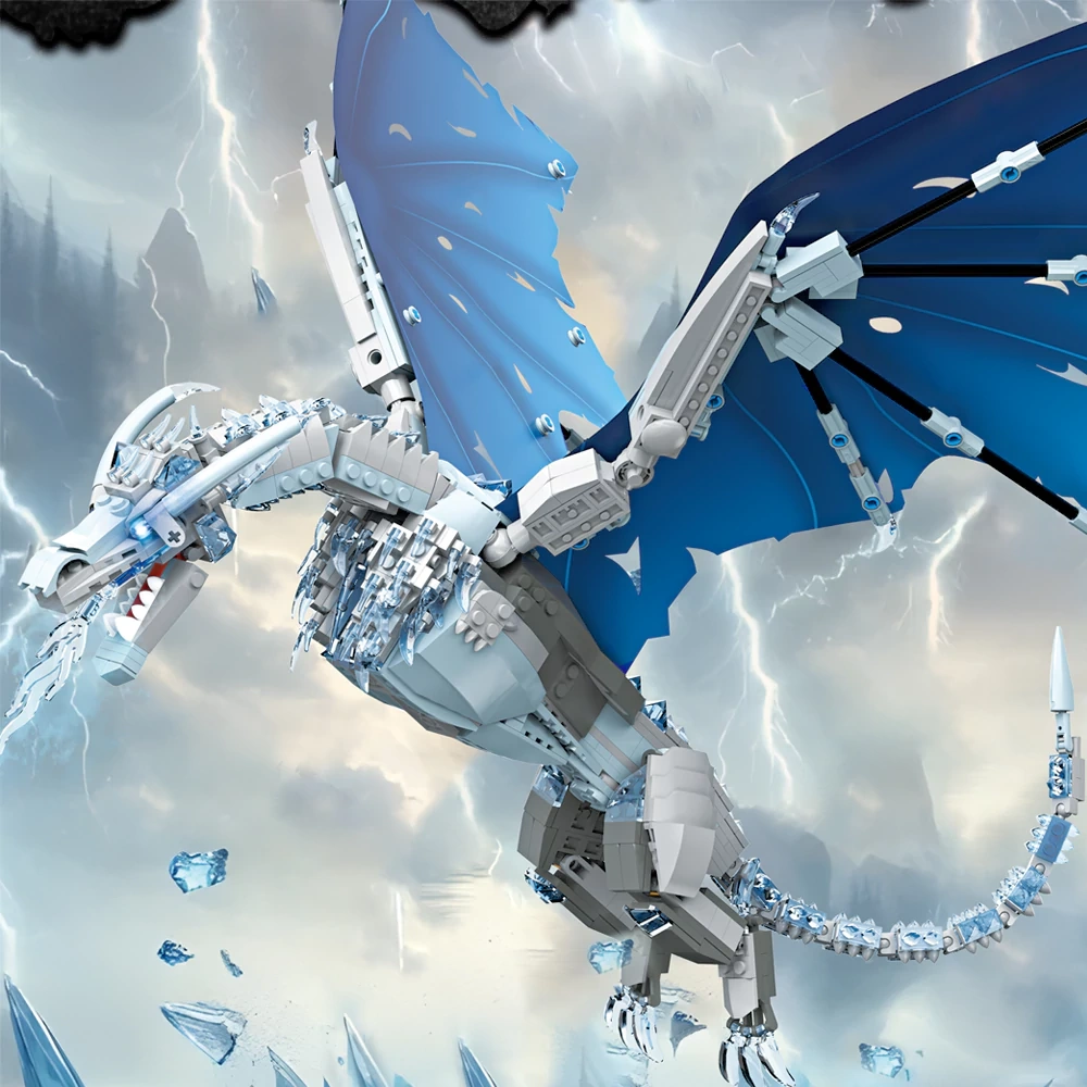 DK 7070 Ice Dragon Monster Dinosaur