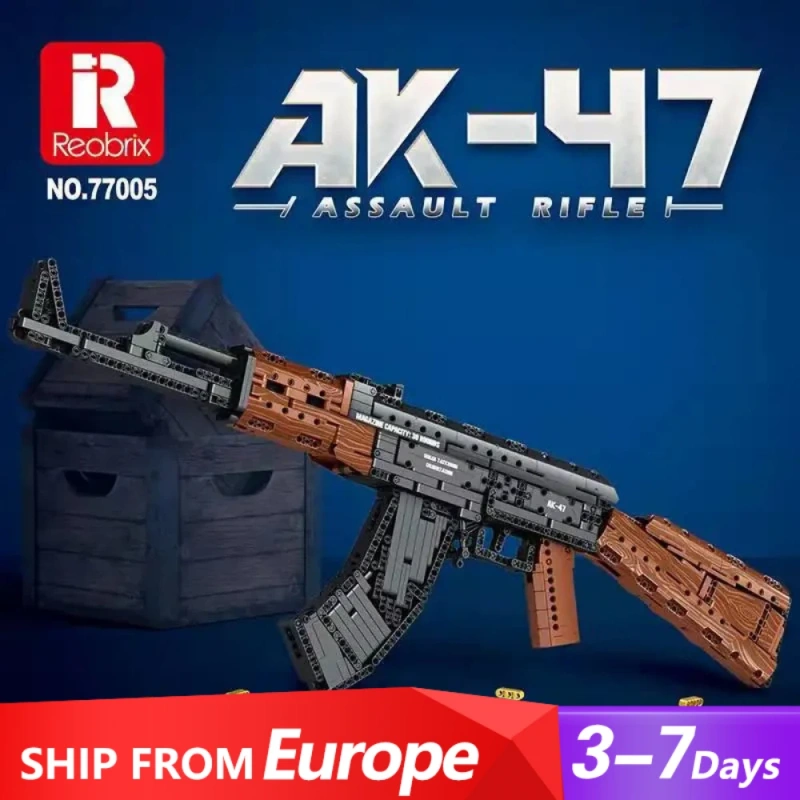 Reobrix 77005 AK-47 Assault Rifle Military Europe Warehouse Express
