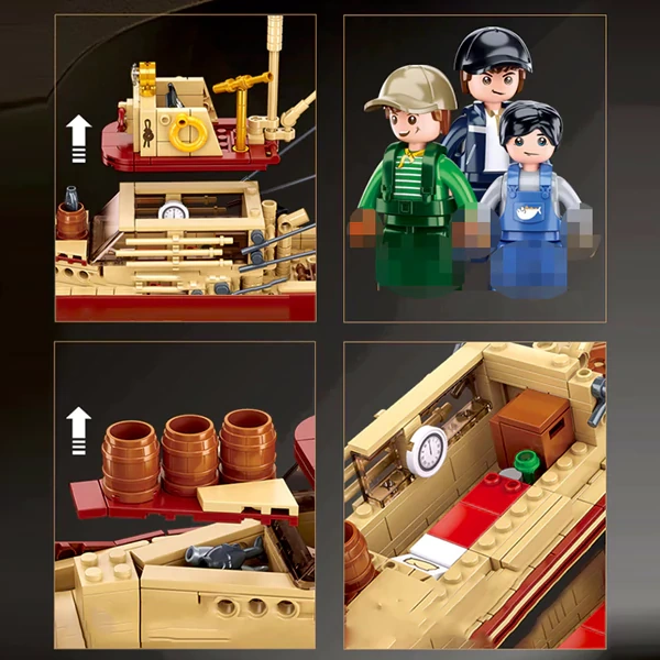 Sluban Fishing Boat Technic
