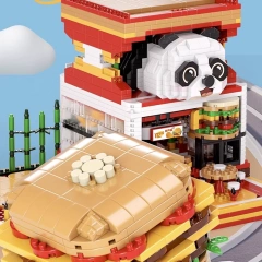MY92057 Panda Burger Shop 2504±pcs