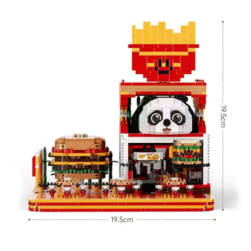 [Pre-sale] [Mini Micro Bricks] MOYU Cute Pet Food Street Modular Buildings