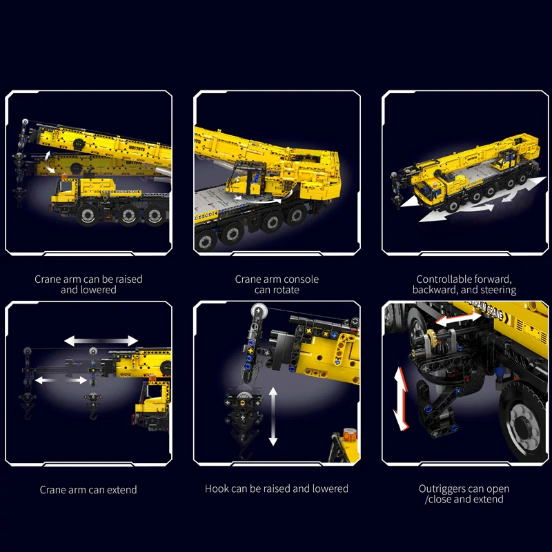 MouldKing LTM 1110 Crane Technic Europe Warehouse Express