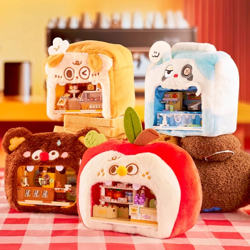Wekki 519102 Big Appetite Shop Plush Building Block Blind Box Creator Expert