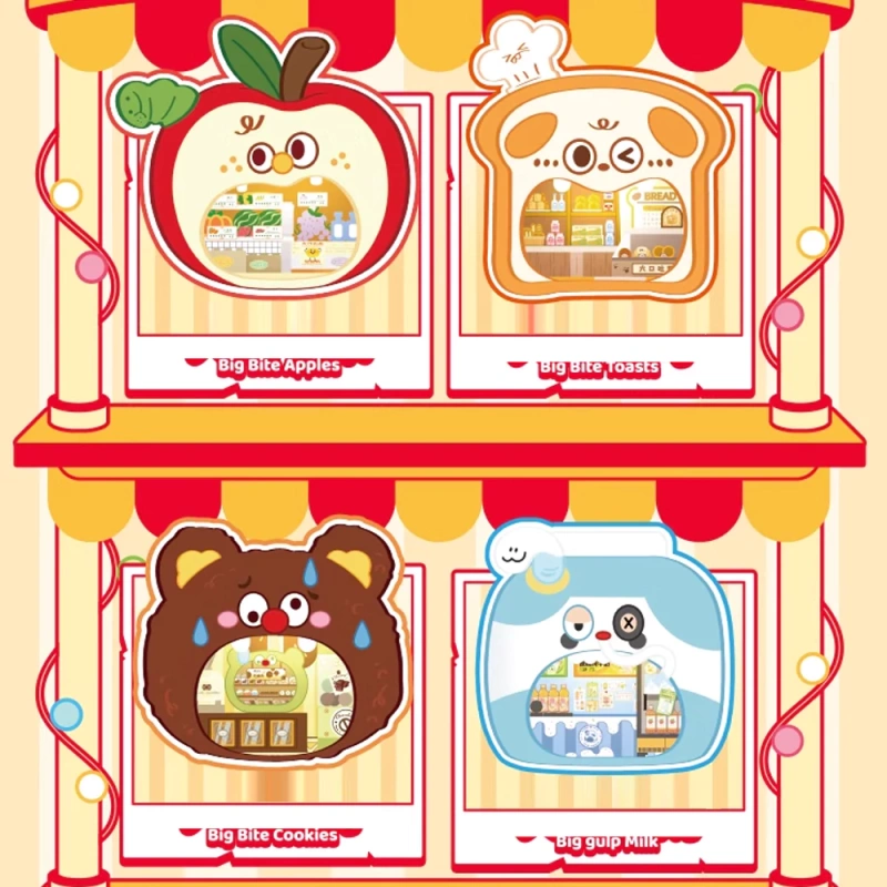 Wekki 519102 Big Appetite Shop Plush Building Block Blind Box Creator Expert