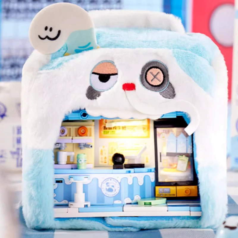 Wekki 519102 Big Appetite Shop Plush Building Block Blind Box Creator Expert