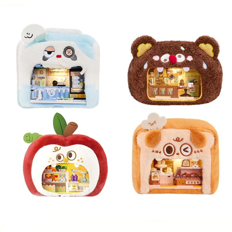 Wekki 519102 Big Appetite Shop Plush Building Block Blind Box Creator Expert