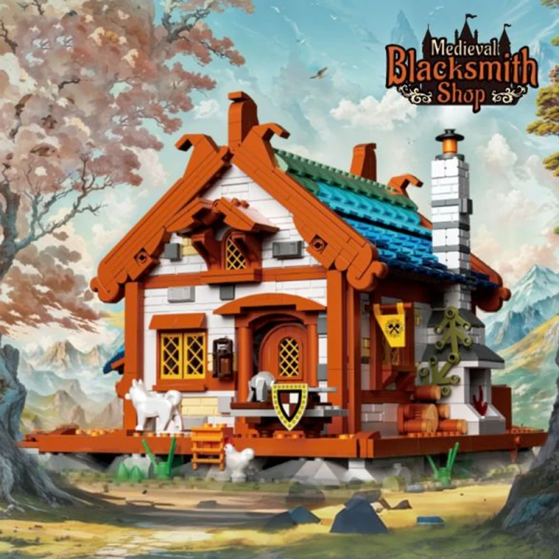 [Mini Micro Bricks] ZHEGAO Medieval Architecture Modular Buildings