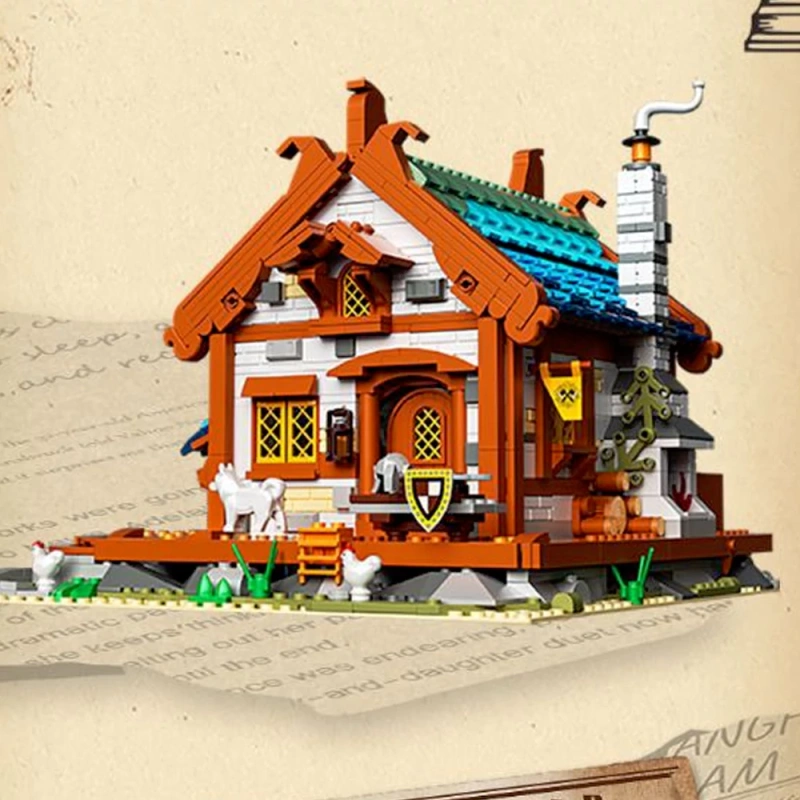 [Mini Micro Bricks] ZHEGAO Medieval Architecture Modular Buildings