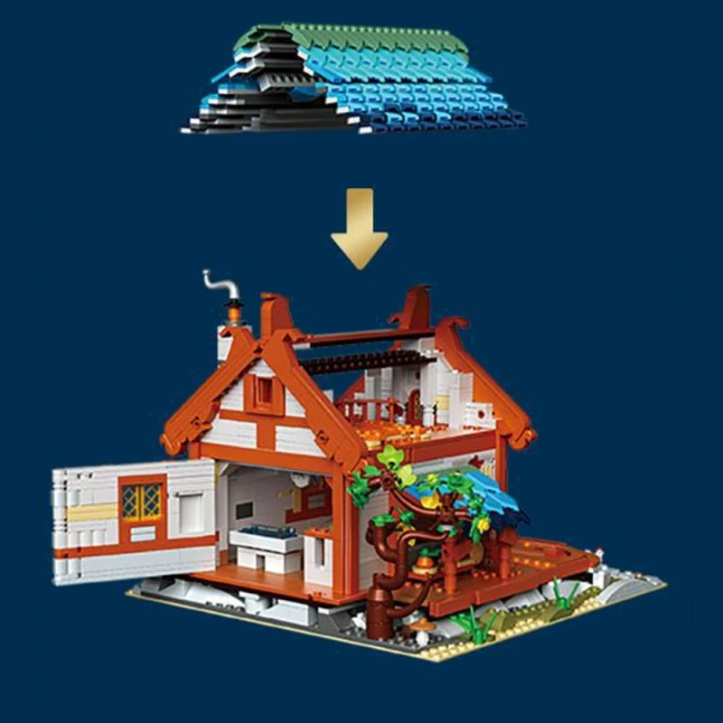 [Mini Micro Bricks] ZHEGAO Medieval Architecture Modular Buildings
