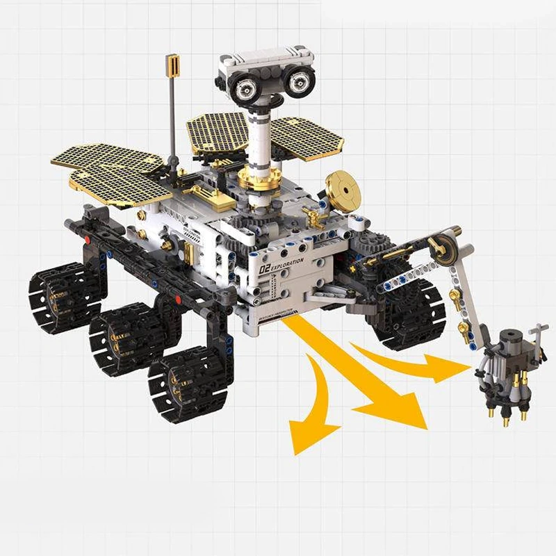 TUOMU T1009 Space Explanation Mars Exploration Vehicle Technic