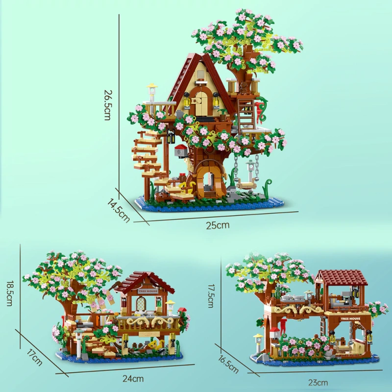 XMORK 20206 FANTASY TREEHOUSE 3IN1 Modular Buildings