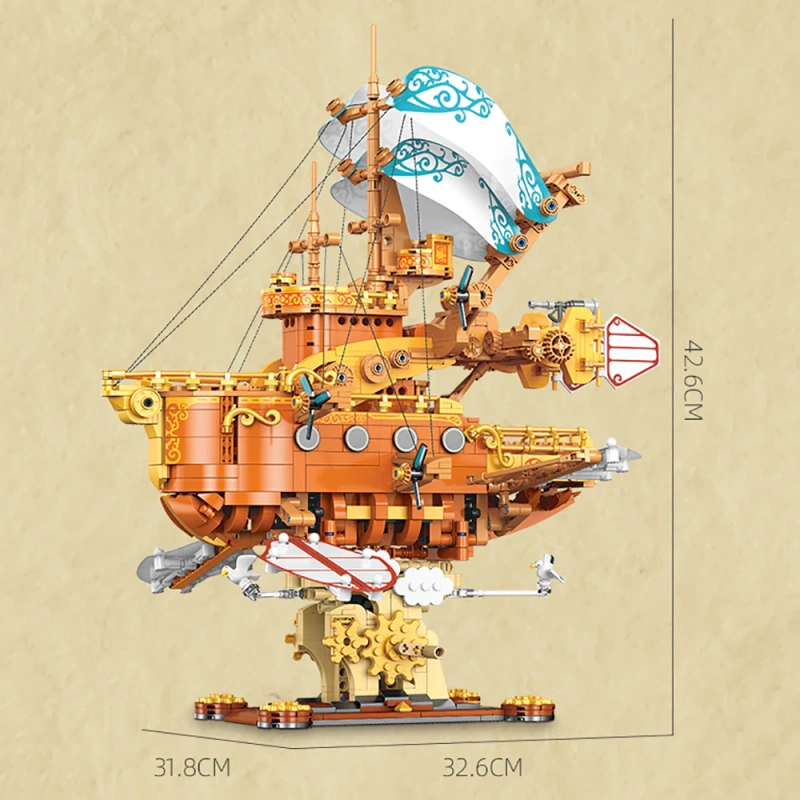 JIESTAR JJ9176 Steam Fantasy Spaceship Technic