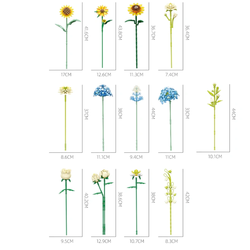 JIESTAR JJ9196 Sunflower Bouquet Creator Expert