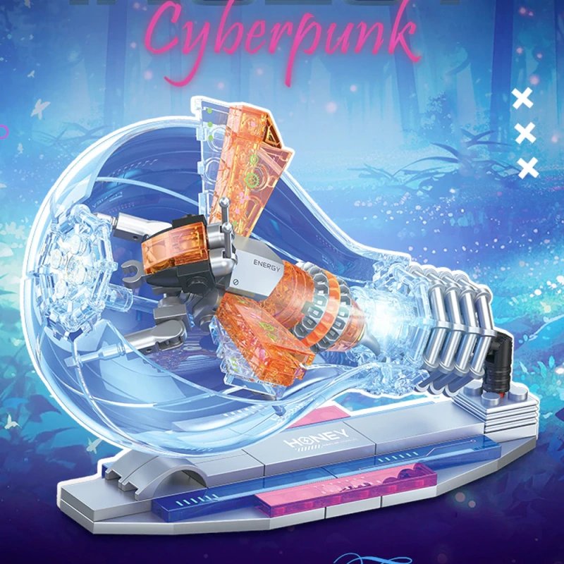 JIESTAR Cyberpunk Insect Light Bulb Creator Expert