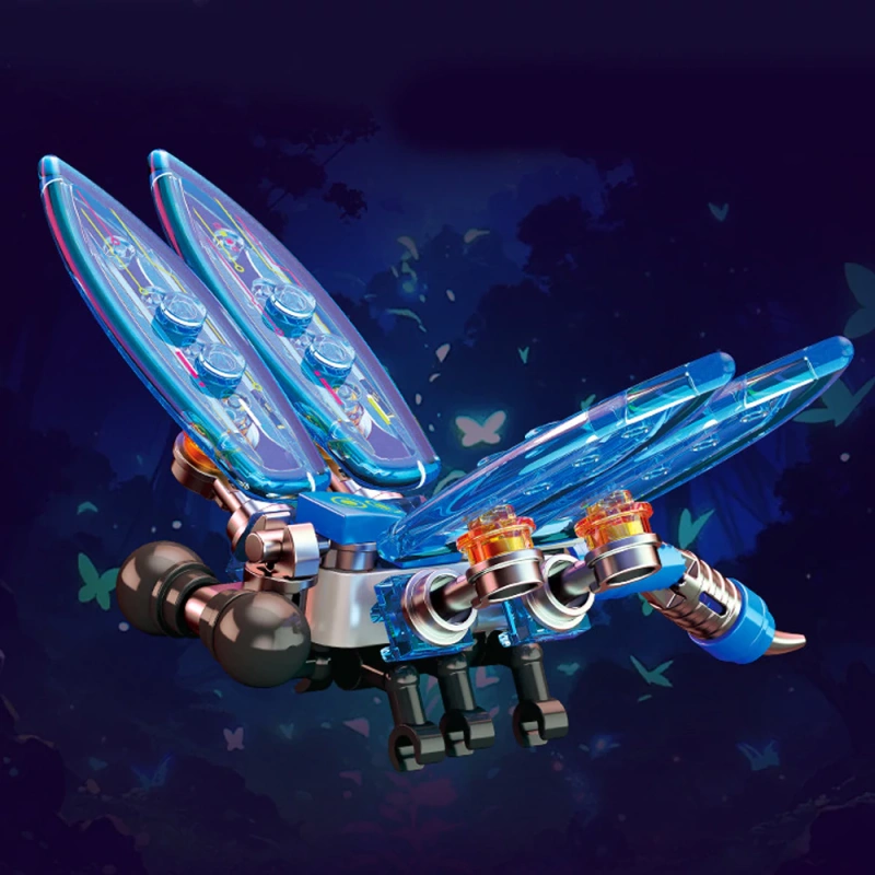 JIESTAR Cyberpunk Insect Light Bulb Creator Expert