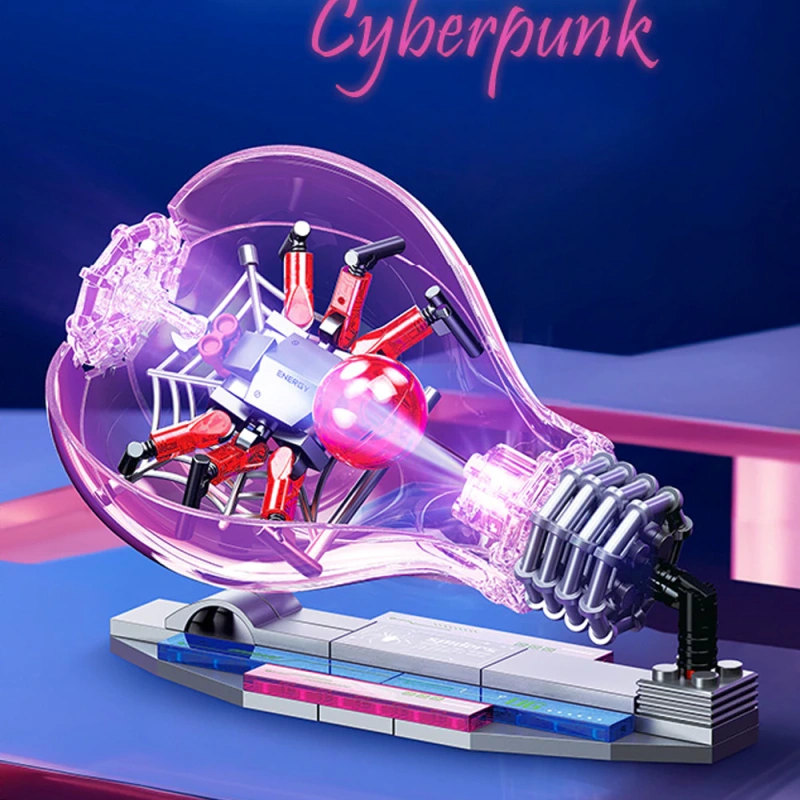 JIESTAR Cyberpunk Insect Light Bulb Creator Expert