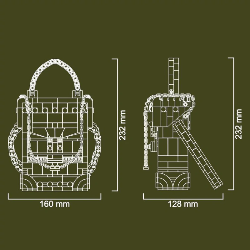JIESTAR Assembled Handbag Creator Expert